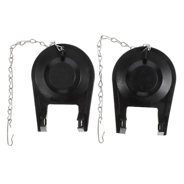 2 stk. Vandbesparende Ventiler Toilet Flapper Universal Toilet Tank Flapper til Udskiftning