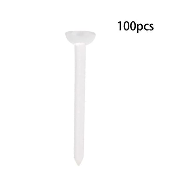 100x Öronstift i plast Klara Öronstift Öronsäkerhet Öron-tillbehör 3/5mm