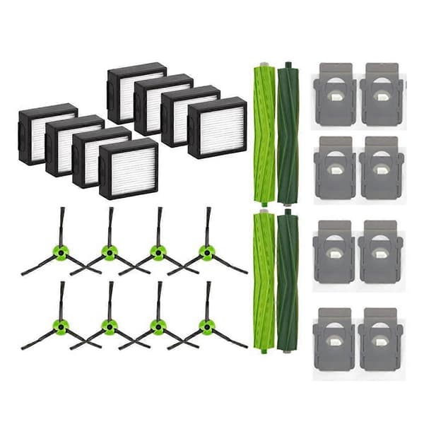 28 stk. reservedele til Combo J7/ Combo J7+/ Comboj9+/ Combo 10 Max robot, rengøringsdele, udskiftning