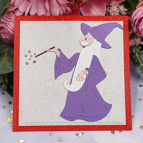 Präglingspapper Julgran Stansar Kolstål för DIY Scrapbooking Dekor