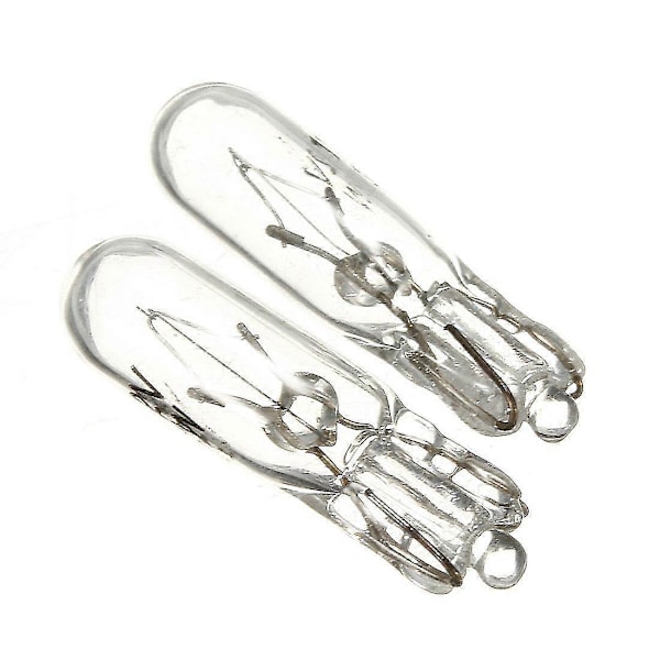 10x T5 286 12v 2w Pærer Lamper Halogenpære Bilinstrument, Gul-haoyi