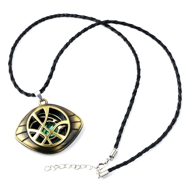 Antiikki Doctor Strange Crysta kaulakoru Agamotto Eye Pendant Leat