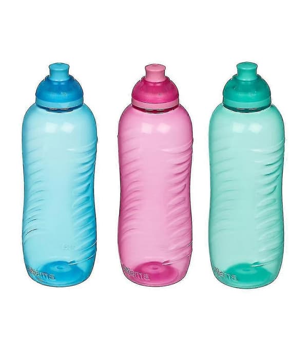 3 460 ml juomapulloa, pinkki, sininen, vihreä