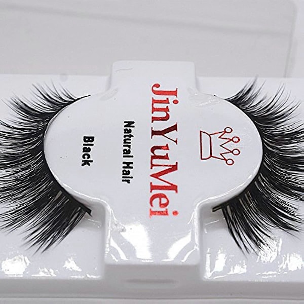 Nighteyes66 3D Naturlige Løse Øyevipper Vippe Extensions Sminke
