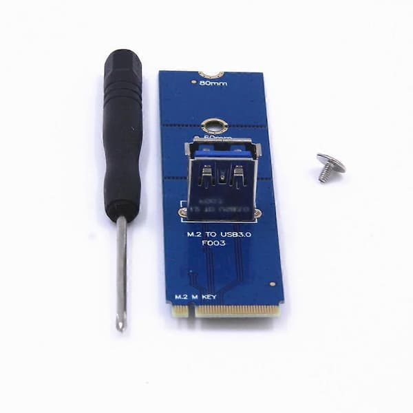 M.2-PCI-E X4 USB 3.0 -sovitin nousukortti BTC-näytönohjaimen laajennussovitin