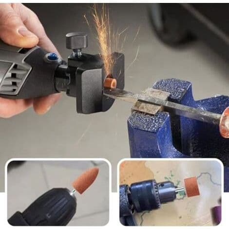 48-pack korundslipstift för Dremel, 1/8\" skaft, slipning, polering, avgradning, användning på stenar.