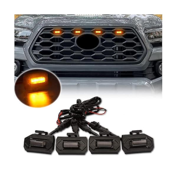 4st Bil LED Framljus Externa Lampor Rök Bil Tillbehör