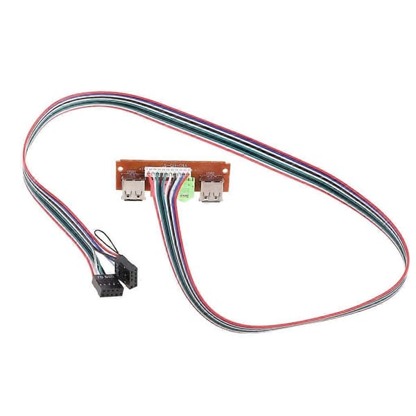6.8CM PC Computer Kabel & Stik Kabinet Frontpanel USB/ Audio Front USB 2.0