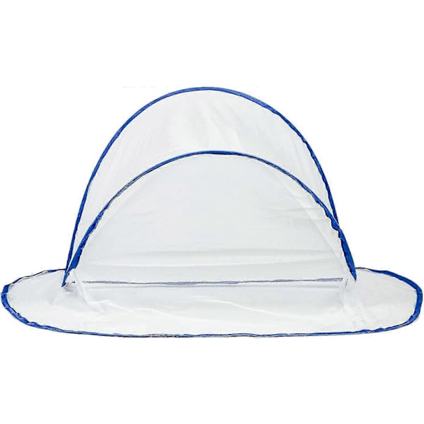 Ultralet Bærbart Pop-up Myggenet Telt, Mini Foldbart Myggenet til Hovedet, Sovesæk Myggenet til Sengelinned Camping Rejser Terrasse, Vejer Kun 0.