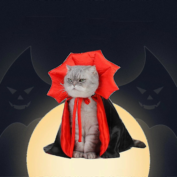 Kapper Cosplay Vampyrkappe Kæledyrsartikler Tøj Halloween Søde Dragter Udklædning - ZZY