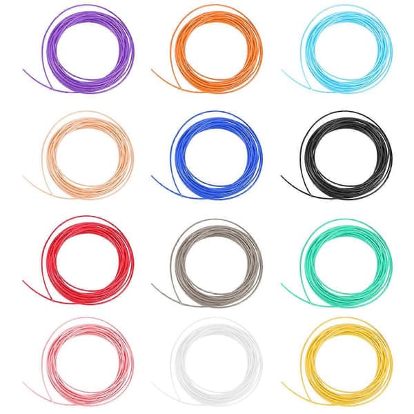 Pen og Refills 3D-printpen Refill til 3D-printer 1,75 mm 5 m God sejhed 10 stk.
