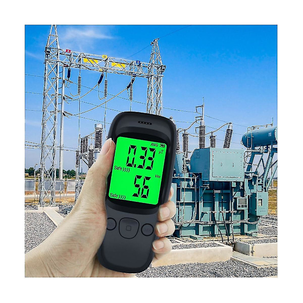 Elektromagnetisk strålingsdetektor LCD Digital Kjernefysisk Tester EMF-måler Håndholdt Teller Emisjonsdosimeter