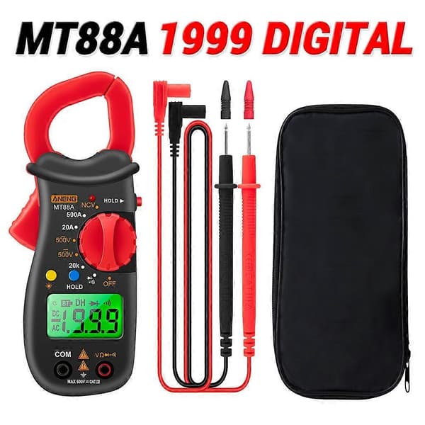 Digitalt Multimeter Lomme-Klem-Multimetre Multi Tester Voltmeter Amperemeter