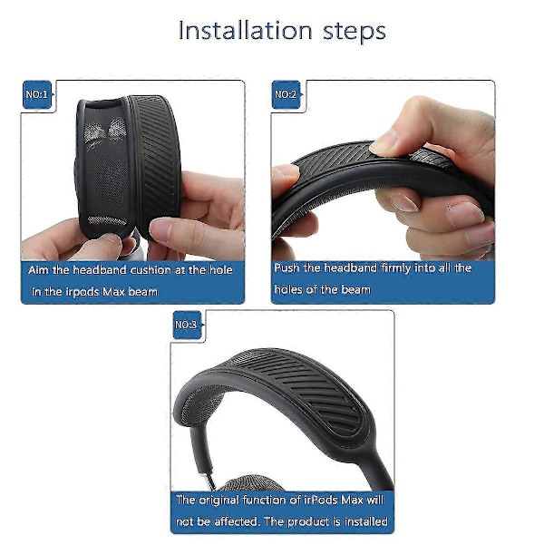 Silikone Hovedbøjle Cover Til AirPods Max Hovedtelefon Vaskbar Pude Etui Ørepuder Pude Cover - Excellence