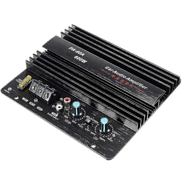 12V 600W Bilförstärkarkort PA-60A Subwoofer Kretsmodul Bilförstärkare, svart-haoyi