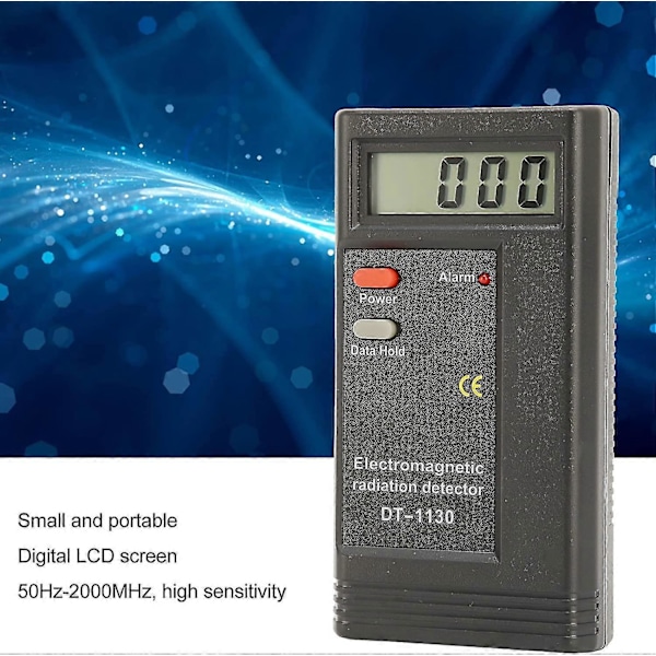 LCD Digital EMF Strålingsdetektor, Høj Sensitivitet EMF Måler, Bærbar Elektromagnetisk Felt Strålingstester