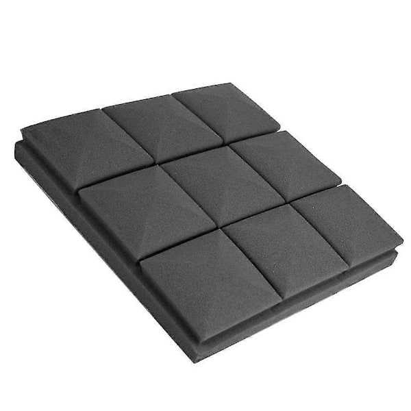 12st Självhäftande Akustikskumpaneler Ljudisolerande Skumpaneler 2 X12 X12tum Ljudisoleringsskum, 9 B A