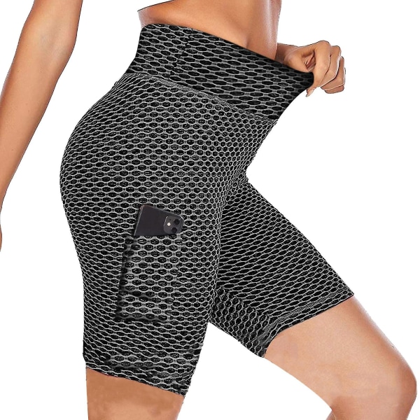 Tflycq Naisten Treeni Leggingsit Fitness Urheilu Juoksutaskut Leggingsit Jooga Housut Gray M