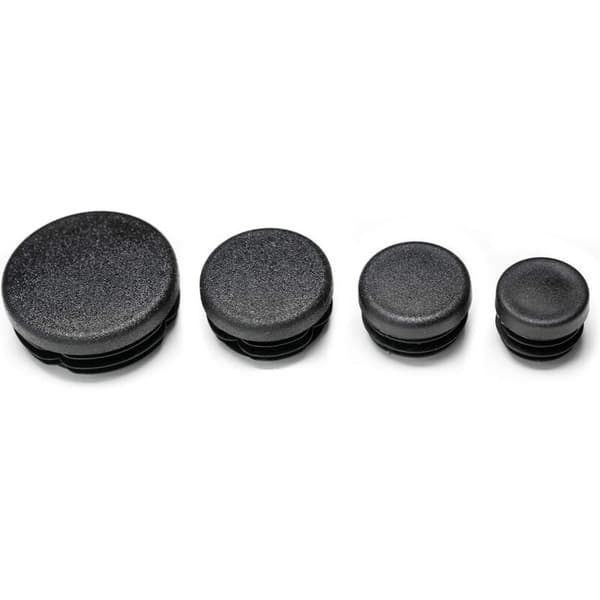 Sæt med 4 lamelpropper, diameter 14 mm, polyethylenplast, til stål- og aluminiumsrør, møbelgulvbeskyttelse