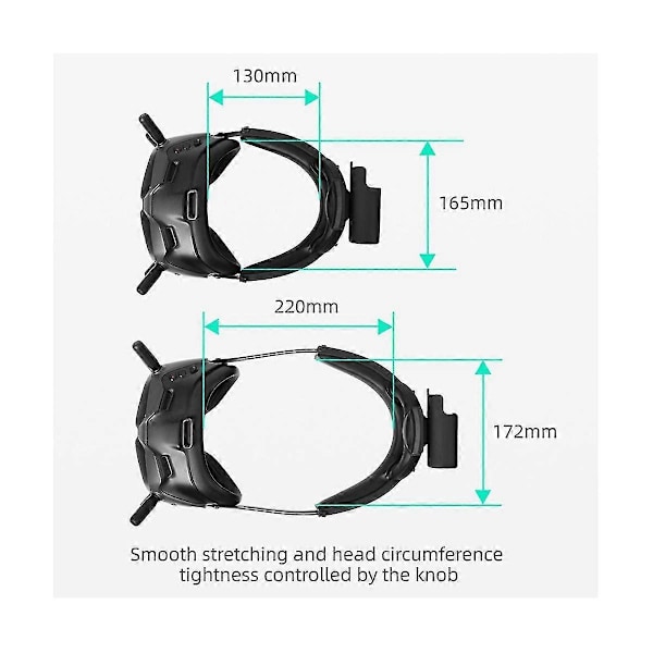 Til Fpv Flight Briller V2 Headset Td78 Komfortabel Dekompression Justerbar Udskiftnings Hovedbøjle A