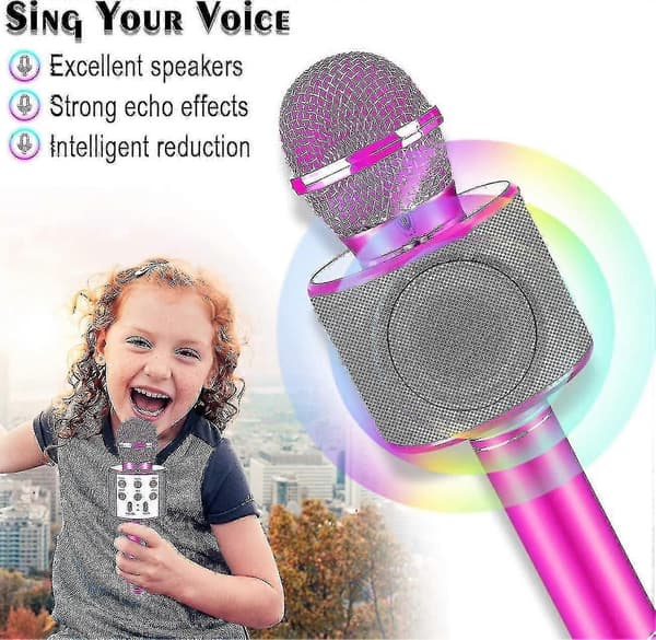 Bluetooth Kannettava Karaoke Mikrofoni - Paras Lahja Lapsille