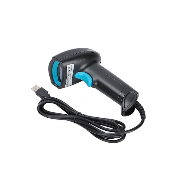 Viivakoodinlukija Kannettava 360° Lukeva Pölytiivis Vedenpitävä QR-koodi USB-lukija