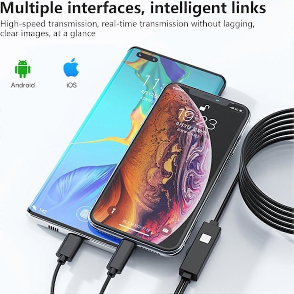USB Mobiltelefon Mikroskop (1920 x 1440P), USB Mikroskop Håndholdt Mikroskop 1600X Digitalt Mikroskop Selvstående