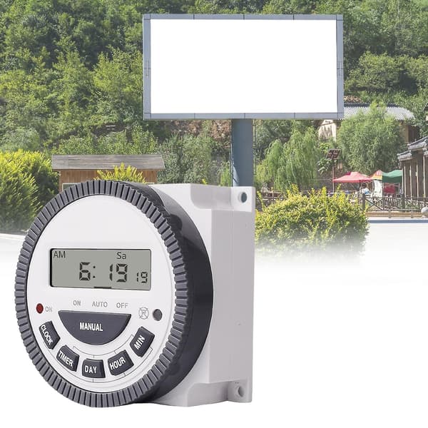 Tm619h-2 Tidbrytare Programmerbar Exakt Timing Mångsidig Automatisk LCD Digital Timerrelä För Hushållsapparater Q