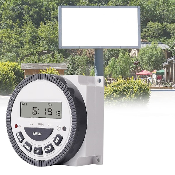 Tm619h-2 Tidsafbryder Programmerbar Præcis Timing Multipurpose Automatisk LCD Digital Timer Relæ Til Husholdningsapparater Q