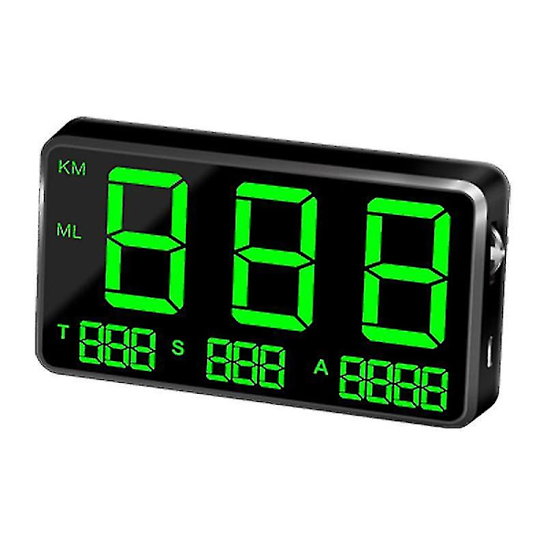 Bil GPS Hastighetsmätare Head Up Display Överhastighet Mph/km/h Varningslarm