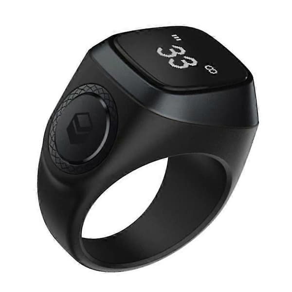 Smart Tasbih Teller Ring For Muslims Zikr Digital Tasbeeh 5 Bønnetidspåminnelse Bluetooth
