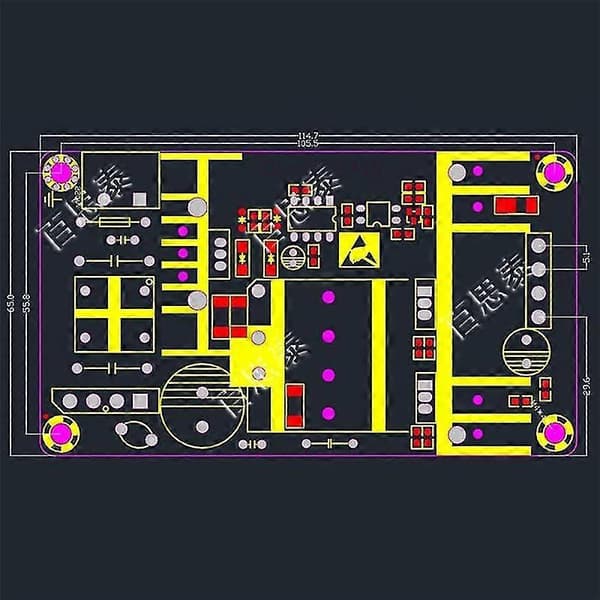Tehokas moduulilevy kytkentävirtalähdelevy DC-virtamoduuli DC2416 24V6A
