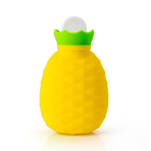 Söpö Talvi Ympäristöystävällinen Ananas Silikoni Lämminvesipullo Käsienlämmitin Q