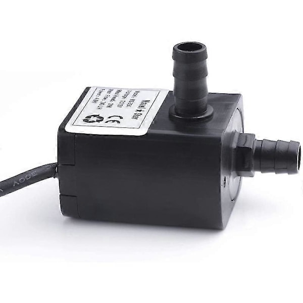 12 Volt Liten Mini Dränkbar Vattenpump För DIY Swamp Cooler PC CPU Vattenkylning Fontänvatten (trassel)