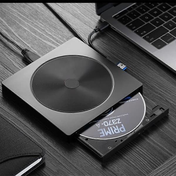 Extern DVD-enhet för Laptop USB-C & USB D/DVD ROM-enhet Läsarbrännare