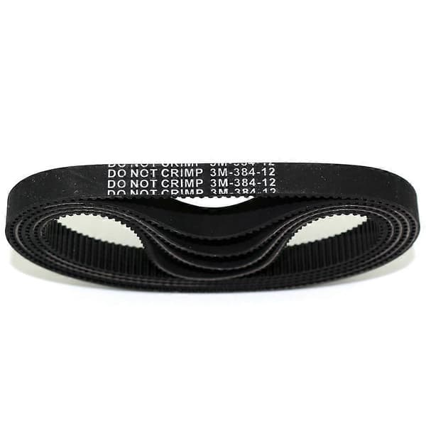 Opgraderet Elektrisk Scooter Drivrem 384mm Drivrem 384-3M-12 Gummirem