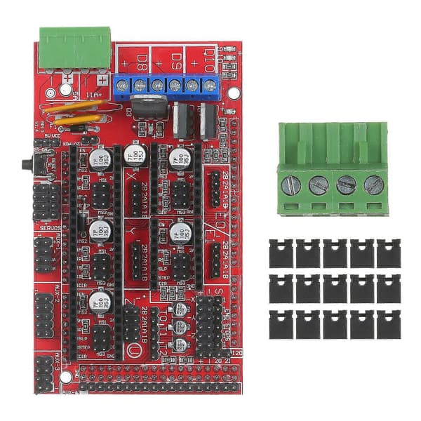 3D Printer Controller Ramps 1.4 Kontrolkort Kontrolpanel 3D Printmaskine Dele Tilbehør