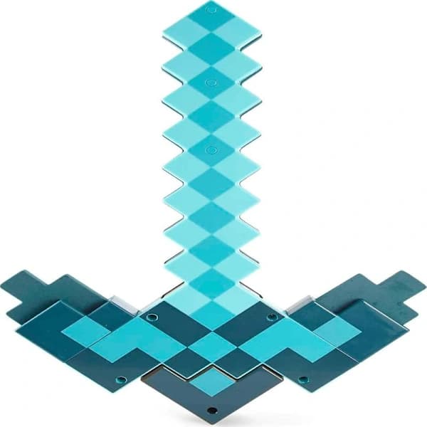 1 solgt i dag Minecraft Leker, Sverd og Hakke, Minecraft Spill Transformerende Rollespilltilbehør i Barnestørrelse