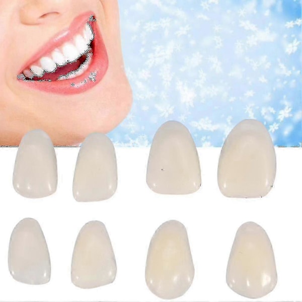 70 st./påse Tandfasader Resin Främre Övre Temporär Krona För Dental Oral Vård-FCY