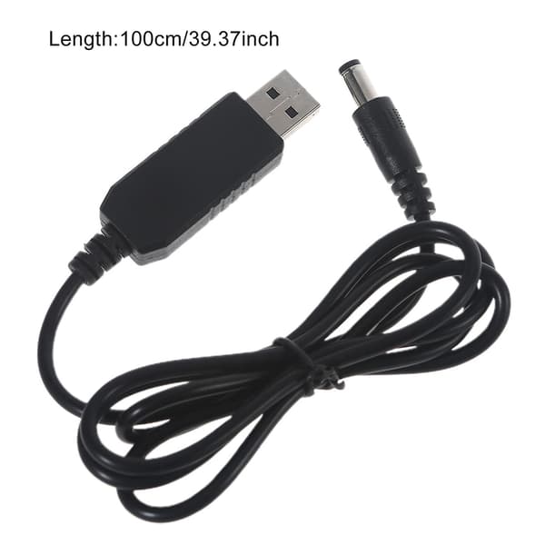 Universal QC3.0 USB til 9V 5.5x2.5mm Konverter Strømledning til CCTV Kamera Router