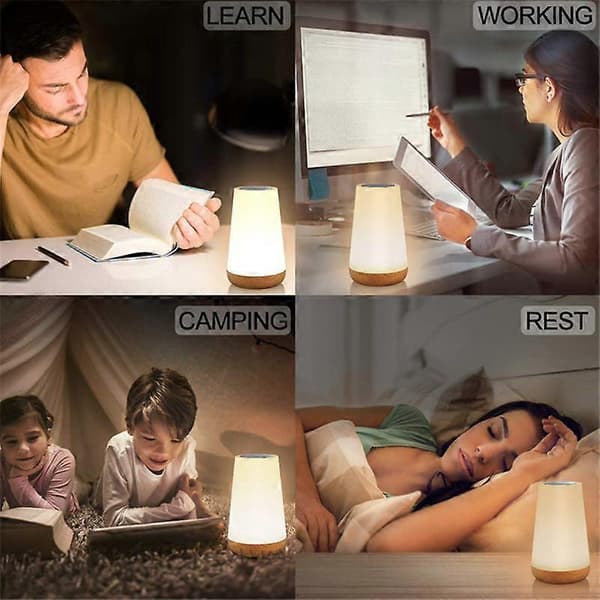 LED Børnenatlampe, Plastmateriale, Farveløs, 15,2 x 6,5 cm