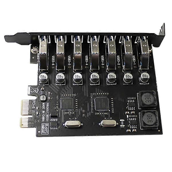 PCI-E Riser -kortti 1–7 GPU-laajennuskortti USB 3.0 GPU-sovitin 16X-paikat