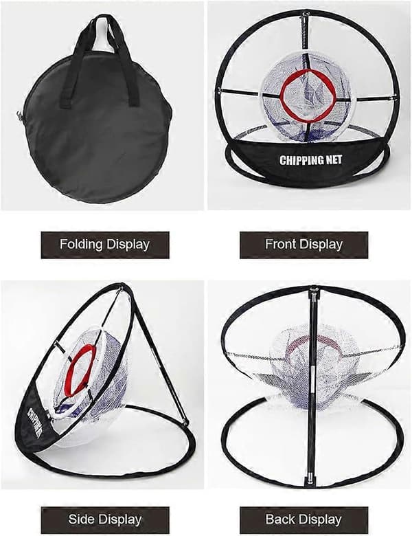 Pop-up golf chipping net, indendørs og udendørs golfmålnet til præcision og svingtræning