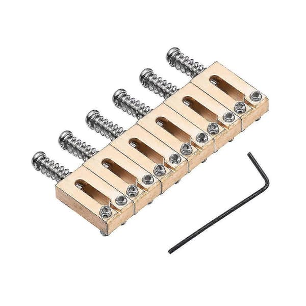 6 st Elgitarr Enkel Shake Tremolo Stall Strängkod, Botten Strängstång Pressande Sträng Co