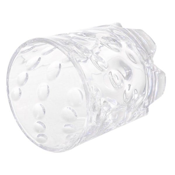 Glas Dricksglas Transparent Tekopp För Heminredning Rund Bas Dekorativ Effekt 1-pack