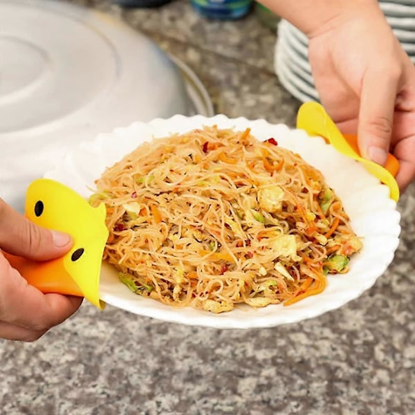 2 paria Mini Söpö Ankka Kuvio Lämmönkestävät Käsineet Ruoanlaittoon, Leivontaan ja Patapidikkeeksi, Lämmönkestävät Käsineet