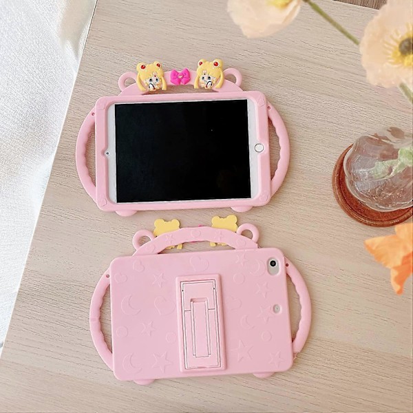 Fodral för iPad Air (3:e generationen) 10,5\" 2019 / iPad Pro 10,5\" 2017 Fodral - Sött Tecknat Sailor Moon Kreativt Fodral för Barn Mjukt Silikon Stötsäkert Skydd med