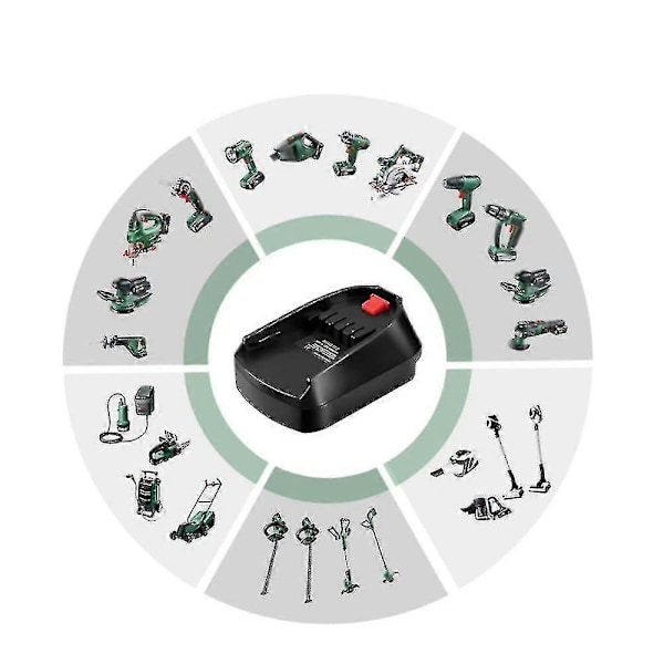 Adapterkonverter BOSB18C Brug Kompatibel Bosch 18V Li-Ion Batteri BAT618
