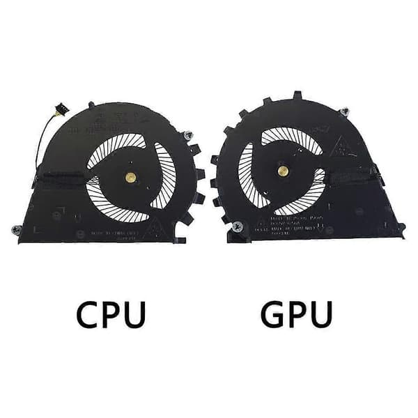 Til Hp Zbook Studio 15\" G3 G4 CPU & GPU Køleventilator 840960-001 / 922945-001