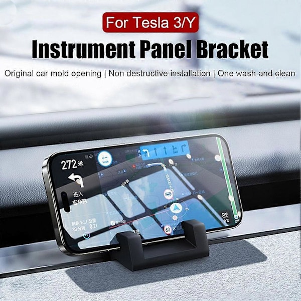 Dashboard AirVent Clip Mobilholder For Tesla 3/Y Biltelefonholder